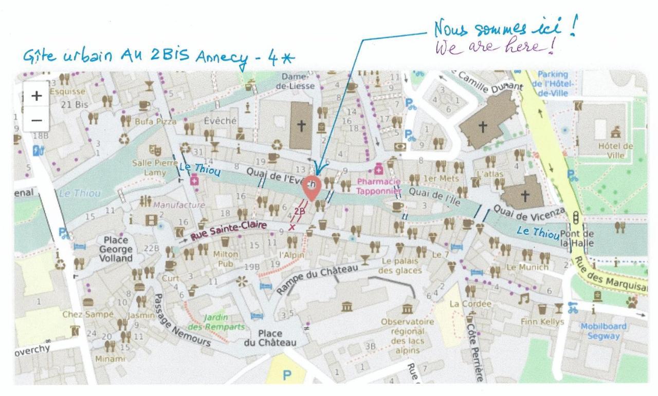 Gite Urbain Au 2Bis - Annecy Zewnętrze zdjęcie
